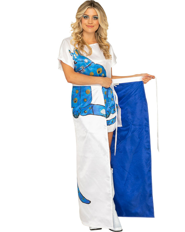 Swedish Superstar Complete Deluxe Blue Cat Womens Costume