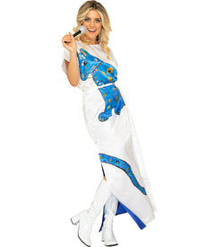 Swedish Superstar Complete Deluxe Blue Cat Womens Costume