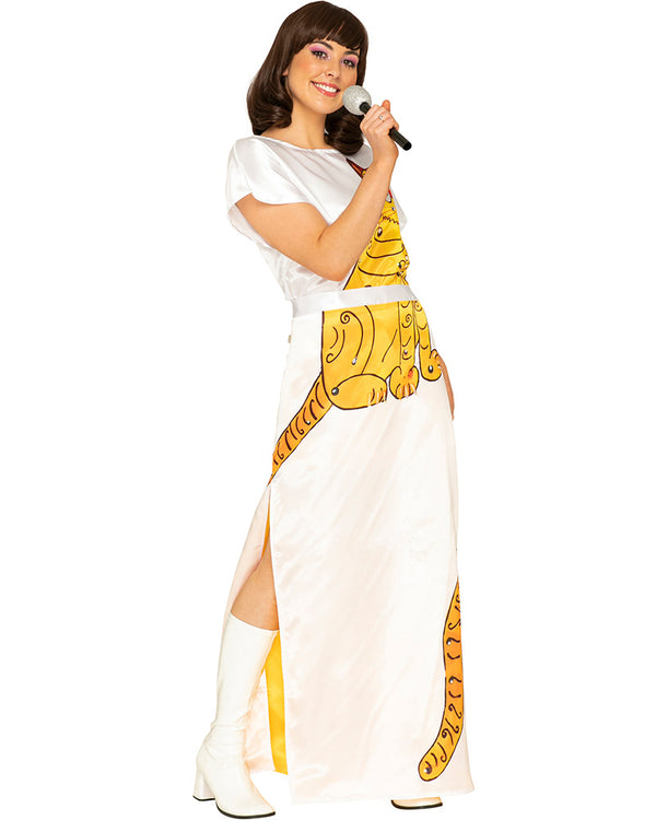 Swedish Superstar Complete Deluxe Yellow Cat Womens Costume