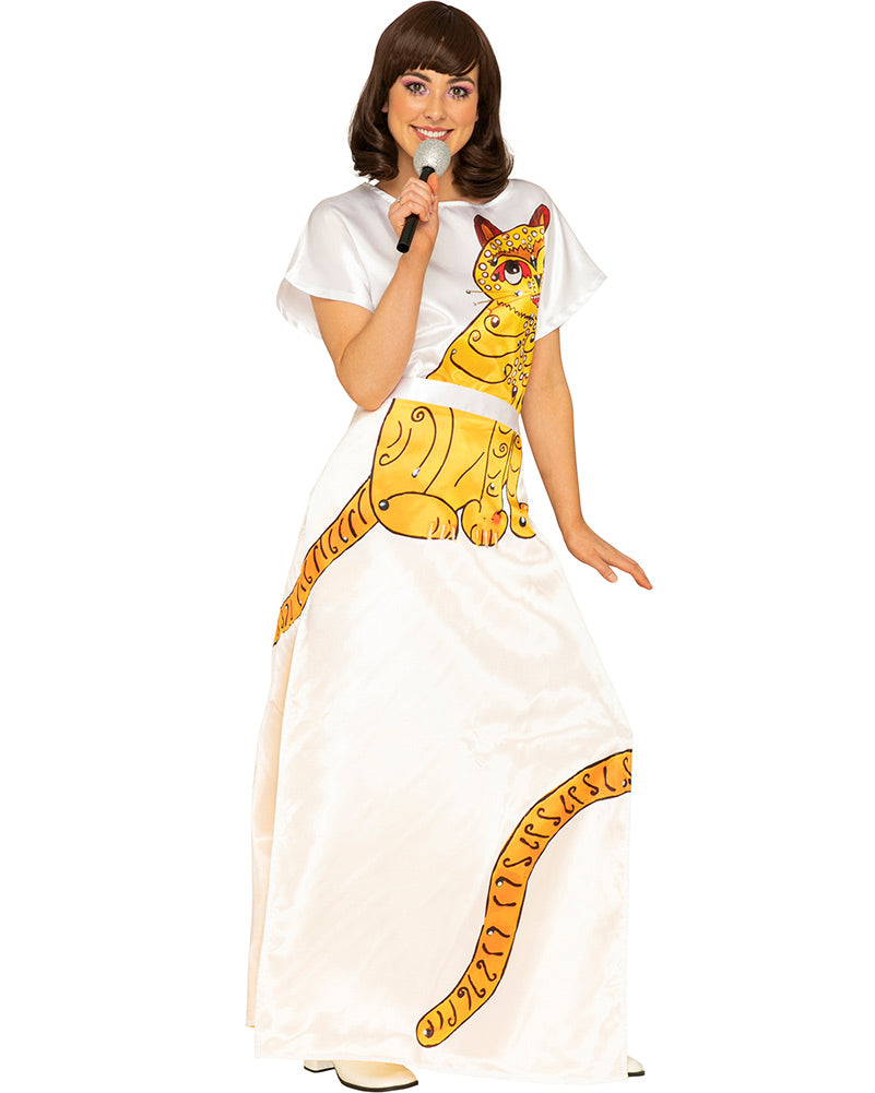 Swedish Superstar Complete Deluxe Yellow Cat Plus Size Womens Costume