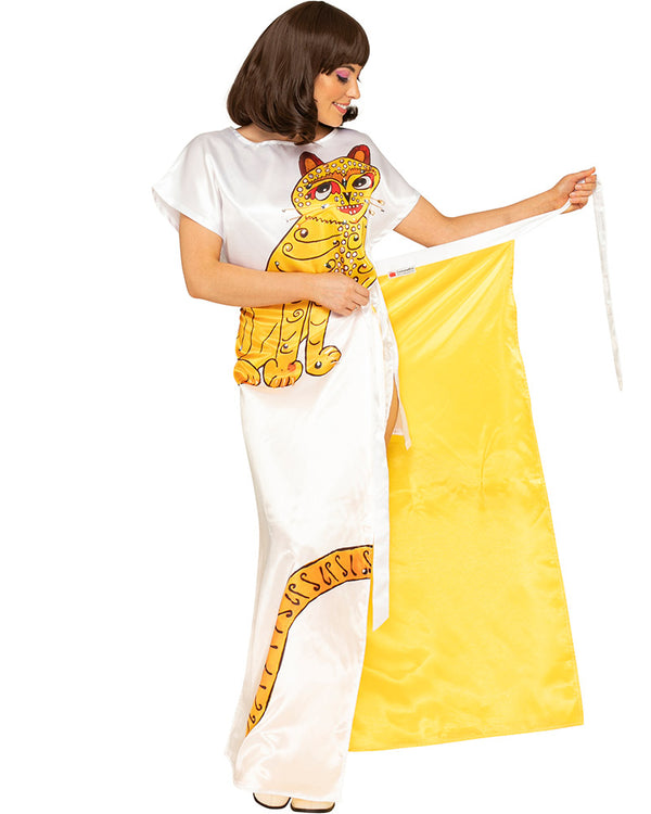Swedish Superstar Complete Deluxe Yellow Cat Womens Costume