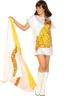 Swedish Superstar Complete Deluxe Yellow Cat Womens Costume