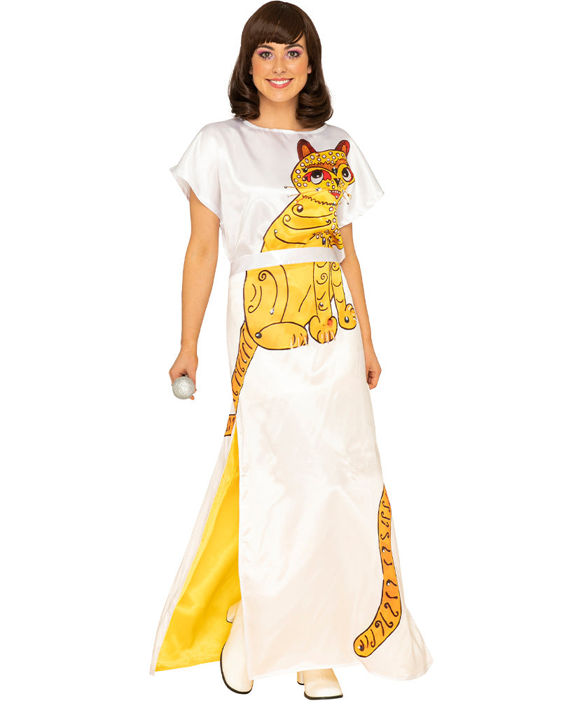 Swedish Superstar Complete Deluxe Yellow Cat Plus Size Womens Costume