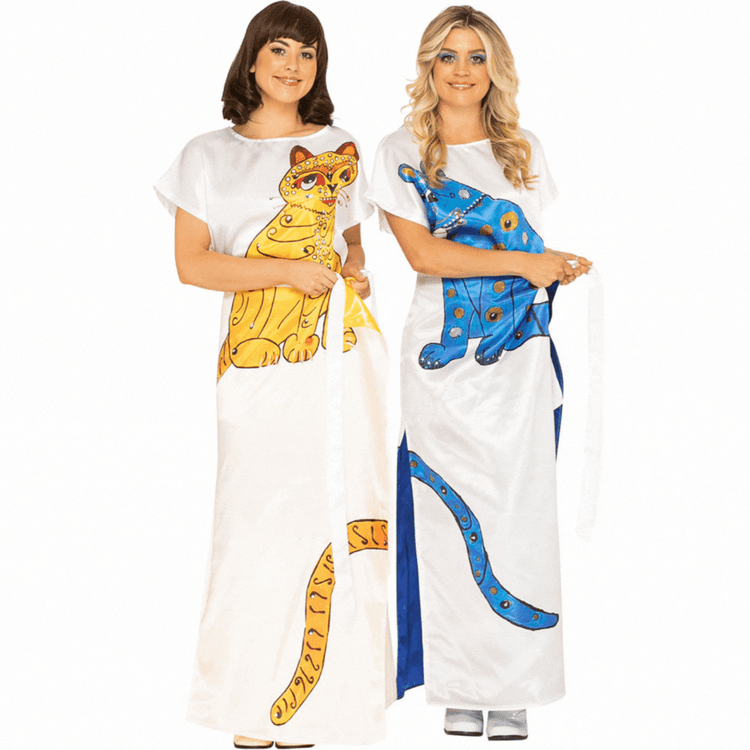 Swedish Superstar Complete Deluxe Yellow Cat Womens Costume