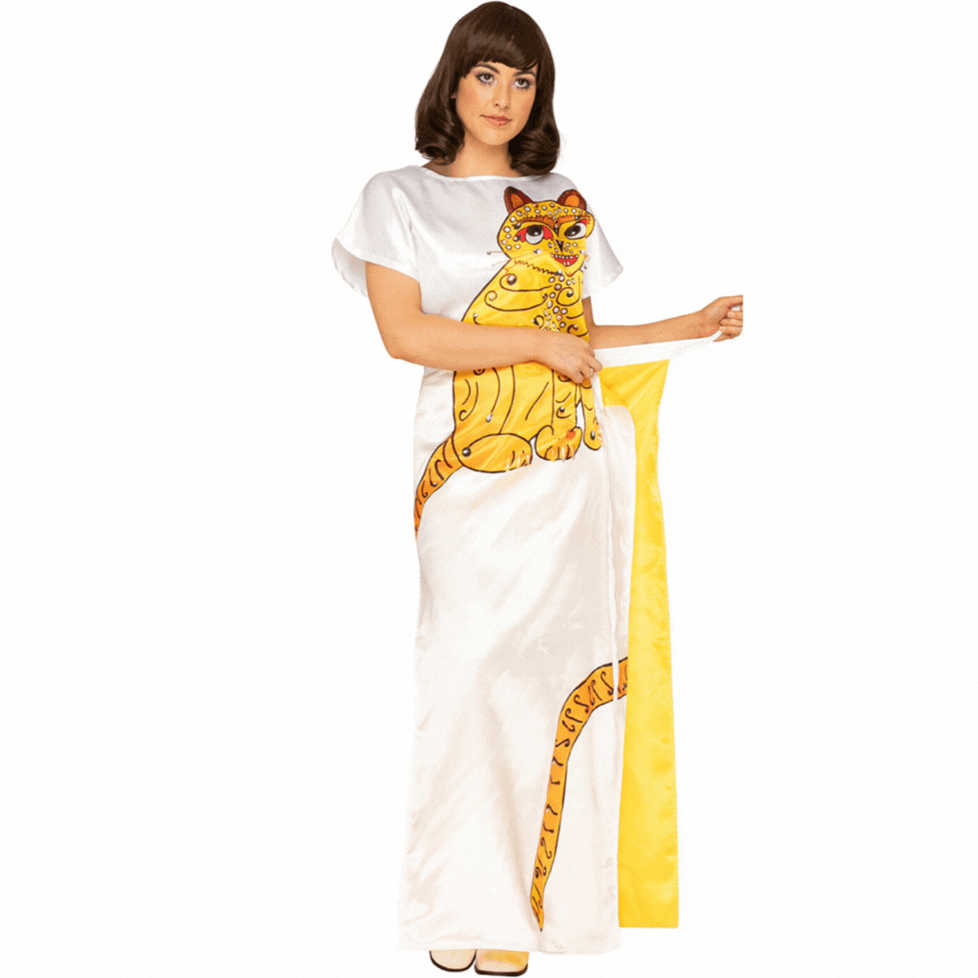 Swedish Superstar Complete Deluxe Yellow Cat Plus Size Womens Costume