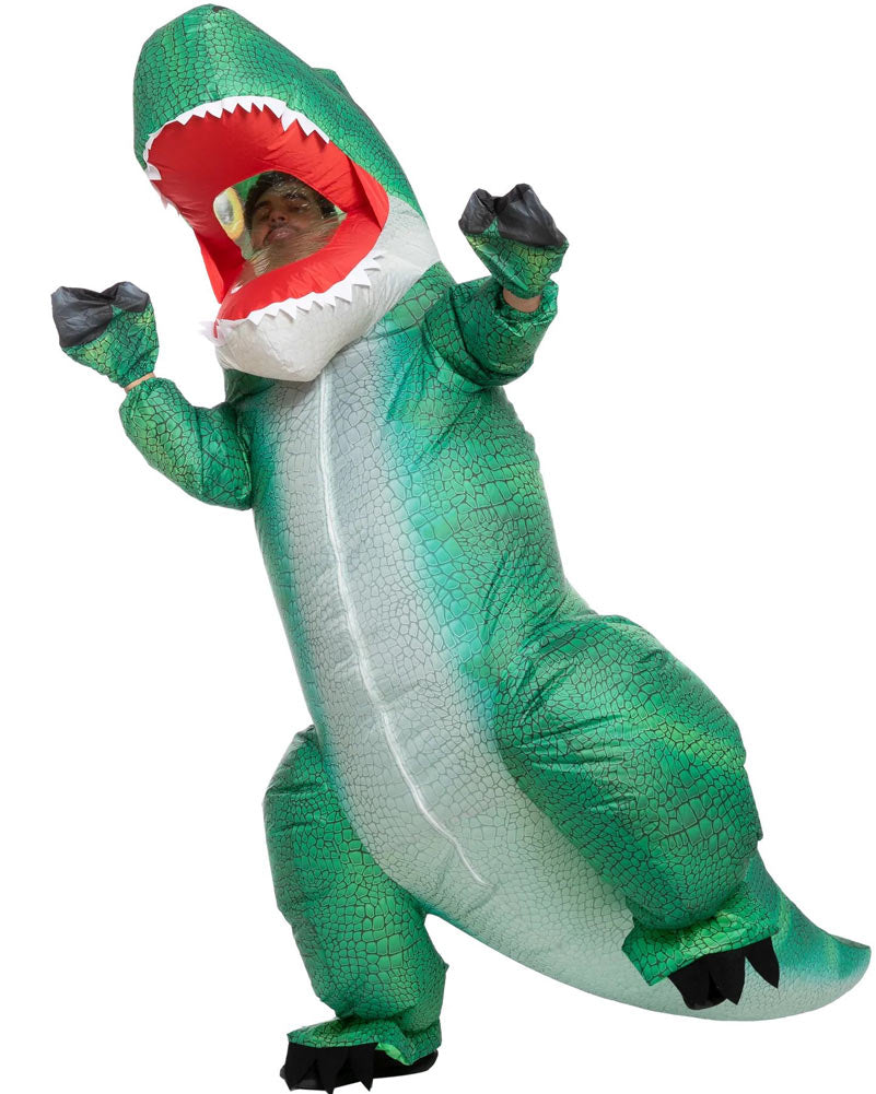 T-Rex Full Body Inflatable Adult Costume