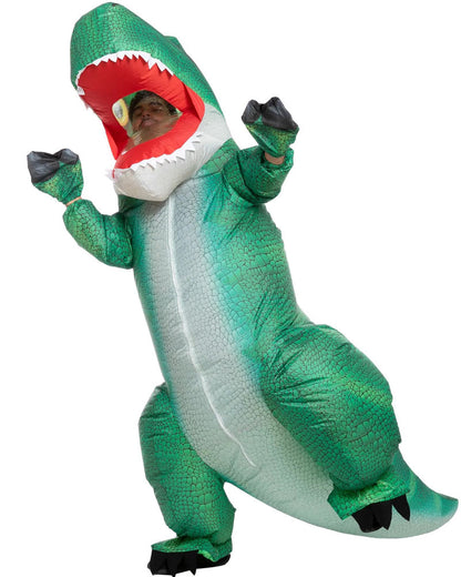 T-Rex Full Body Inflatable Adult Costume