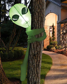 Tall Alien Tree Hugger Halloween Inflatable 1.2m