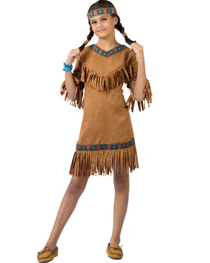 Tasseled Native American Girls Costume