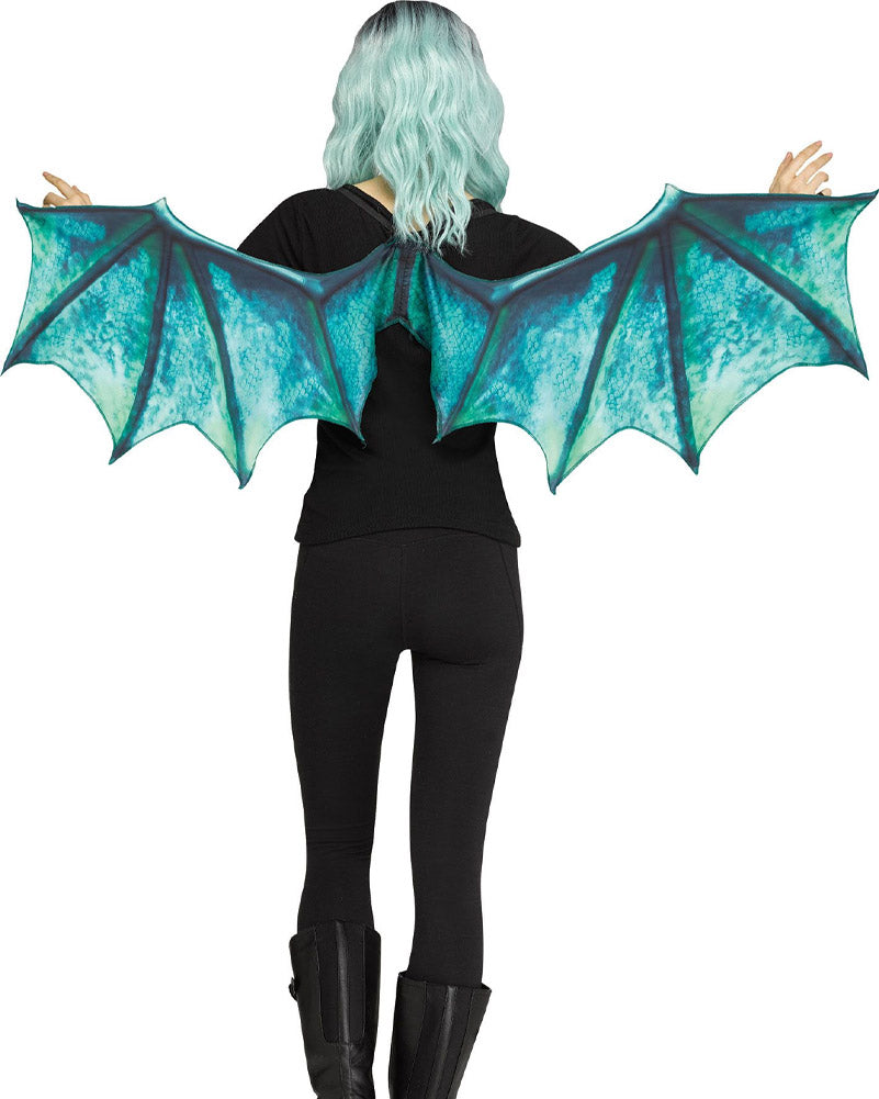 Teal Dragon Wings