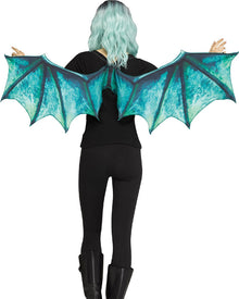 Teal Dragon Wings