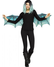 Teal Dragon Wings