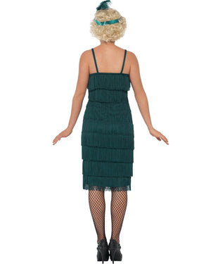 20s Teal Flapper Womens Costume