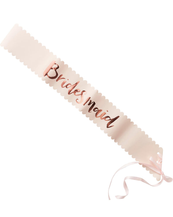 Team Bride Bridesmaid Sashes Pack of 2