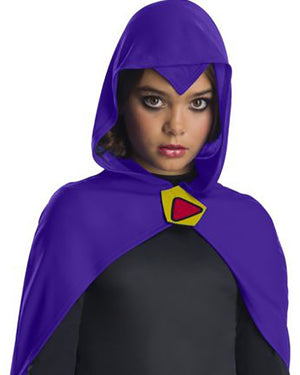 Teen Titans Raven Deluxe Girls Costume