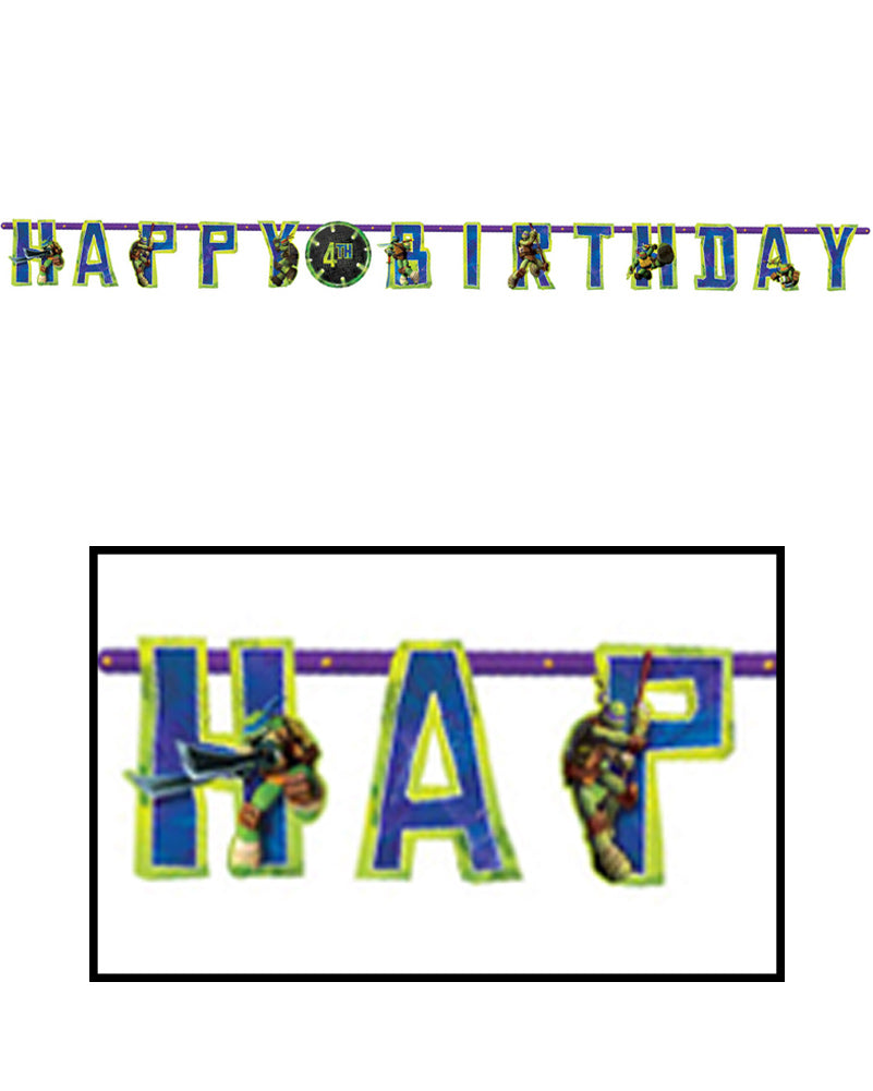 Teenage Mutant Ninja Turtles Add An Age Banner 3m