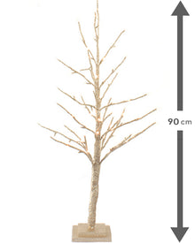 Christmas Gold Glitter Tree 90cm