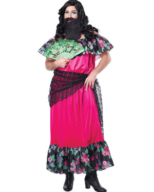 The Bearded Lady Mens Costume