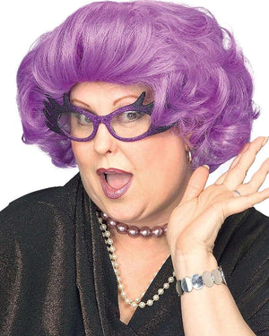 The Dame Purple Wig