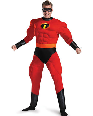 The Incredibles 2 Mr Incredible Deluxe Muscle Mens Costume