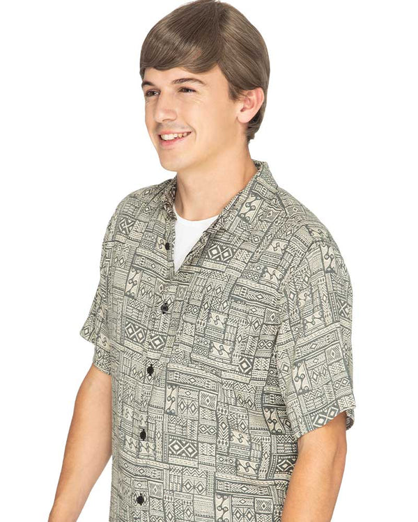 Hunk of Spunk Deluxe Short Ash Brown Wig