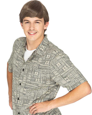 Hunk of Spunk Deluxe Short Ash Brown Wig