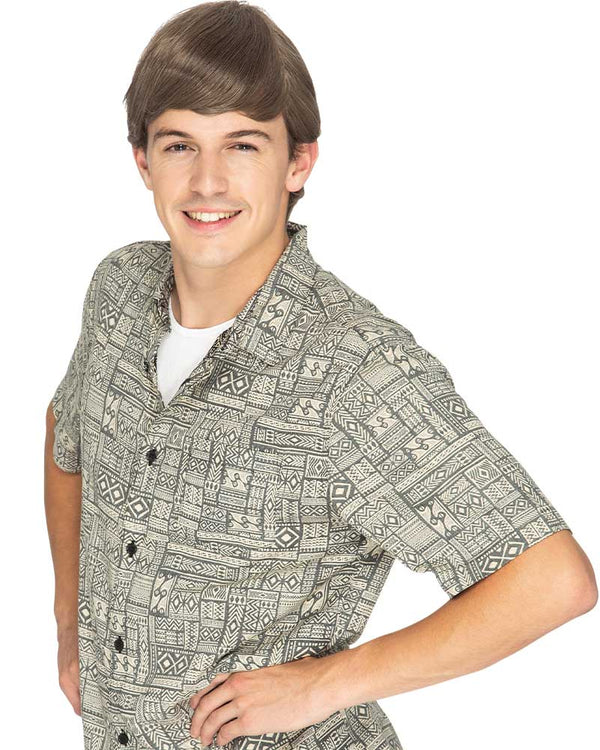 Hunk of Spunk Deluxe Short Ash Brown Wig