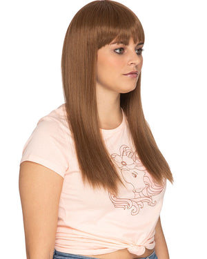 The Kimmie Deluxe Brown Long Wig