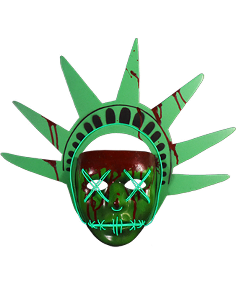 The Purge Lady Liberty Half Mask