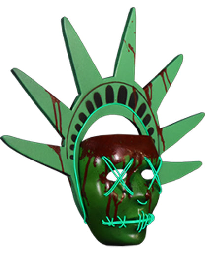 The Purge Lady Liberty Half Mask