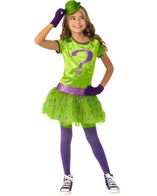 The Riddler Tutu Dress Deluxe Girls Halloween Costume