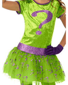 The Riddler Tutu Dress Deluxe Girls Halloween Costume