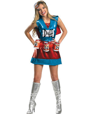 The Simpsons Duffwoman Deluxe Womens Costume