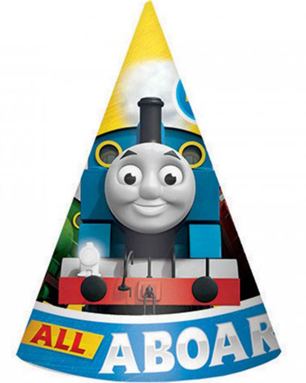 Thomas All Aboard Party Hats Pack of 8