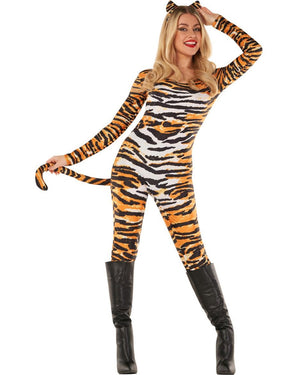 Tiger Bodysuit Womens Costume