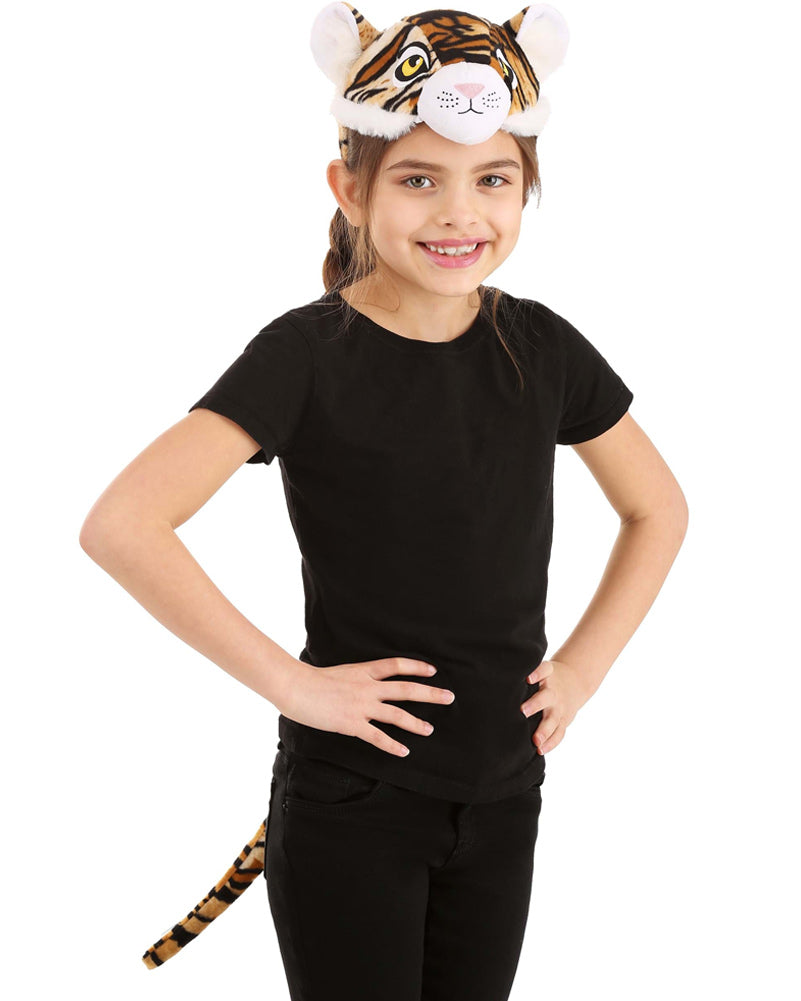 Tiger Headband and Tail Deluxe Set