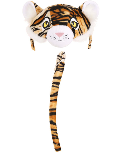 Tiger Headband and Tail Deluxe Set