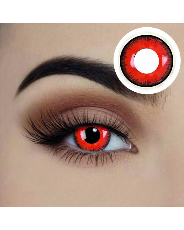 Tokyo Ghoul 14mm Red Contact Lenses with Case