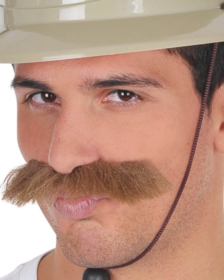 Bushy Brown Moustache