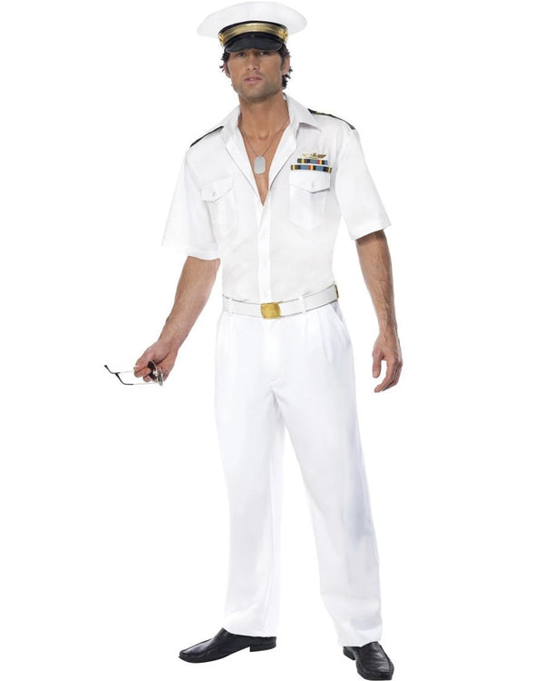 Top Gun Captain Mens Costume