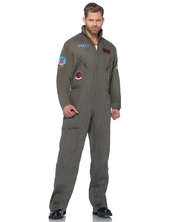 Top Gun Flight Suit Mens Costume