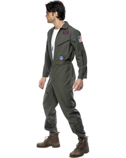 Top Gun Jumpsuit Mens Costume
