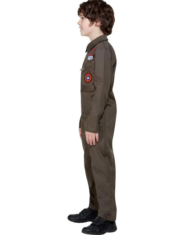 Top Gun Jumpsuit Toddler Boys Costume