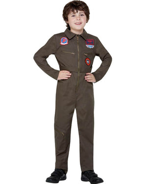 Top Gun Jumpsuit Toddler Boys Costume