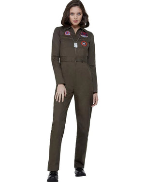 Top Gun Khaki Womens Costume