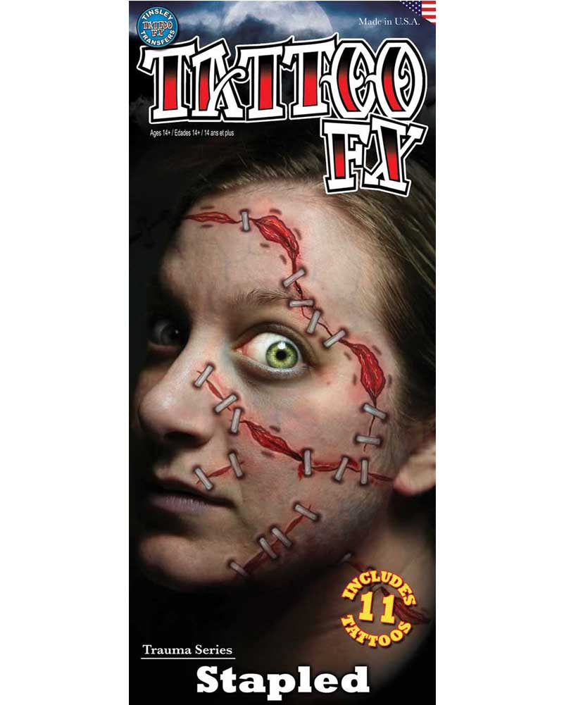 Stapled FX Temporary Tattoos