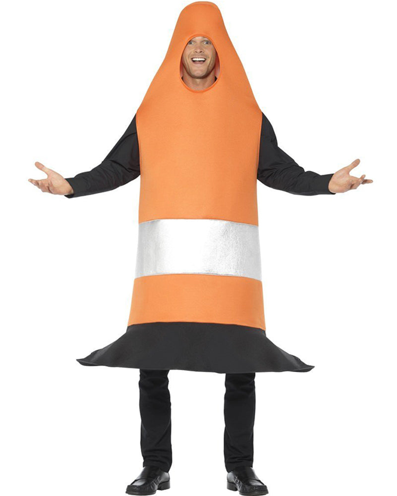 Traffic Cone Mens Costume
