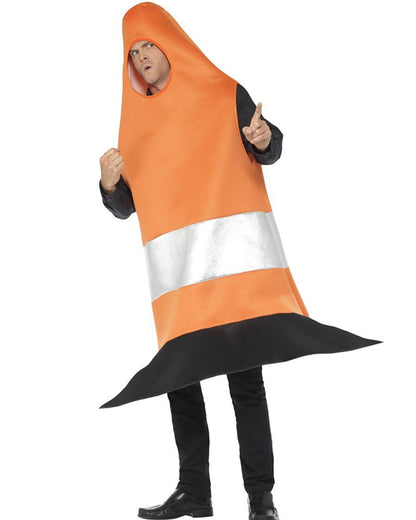 Traffic Cone Mens Costume