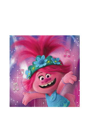 Trolls 2 Lunch Napkins Pack of 16