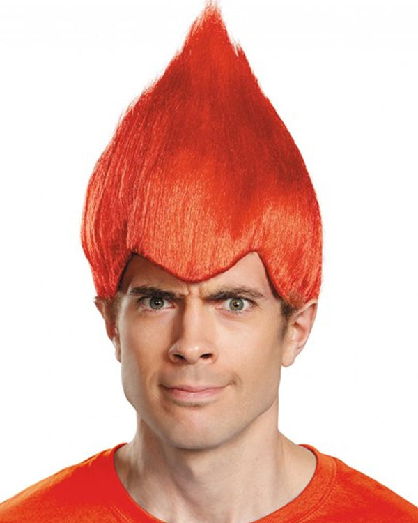 Red Troll Adult Wig
